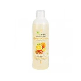 Gel de dus citrice si scortisoara, eco-bio, 250 ml, Naturaequa