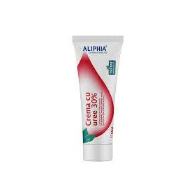 Crema cu Uree 30% cu miros de tei, 125 ml, Aliphia Exhelios
