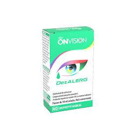 Solutie oftalmica pentru ochi uscati, Onvision Dezalerg, 10 ml, Sun Wave Pharma