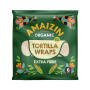 Tortilla din faina de grau integral, eco-bio, 6 bucati, 240 g, Amaizin