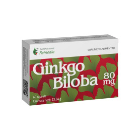 GINKGO BILOBA 80mg 60cps, Remedia
