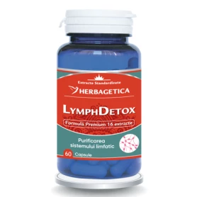 LYMPH DETOX - detoxifiere limfatica, 60 capsule, Herbagetica