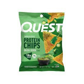 Quest Tortilla Style Protein Chips, Cu Aroma De Salsa, 19 g, Gnc