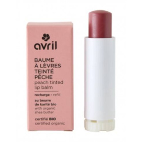Balsam de buze colorat roz piersica Peach, 4.8 g, Avril