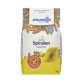 Spirelli din ovaz, fara gluten, 250 g, Spielberger