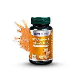 Vitamina C alcalina, 30 capsule, DVR Pharm