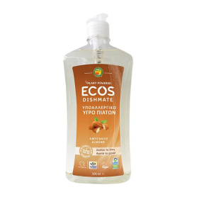 Detergent lichid pentru vase cu migdale, 500 ml, Ecos