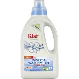 Detergent lichid de rufe Universal cu nuci de sapun, 750 ml, Klar