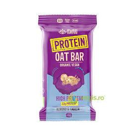 Baton proteic din ovaz, migdale si caju, eco-bio, 40 g, Iswari