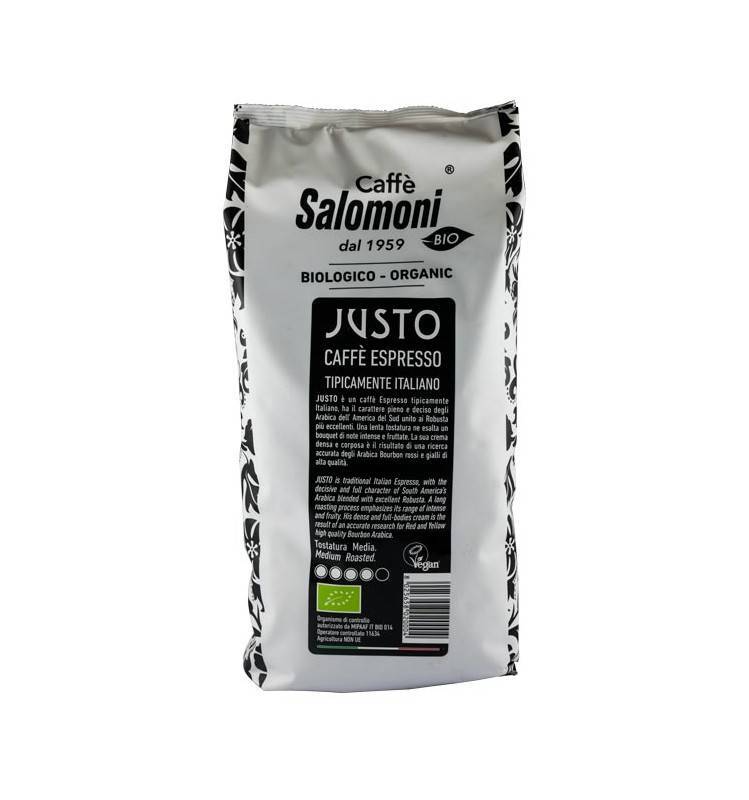 Cafea boabe italian espresso - eco-bio 1kg - caffe salomoni