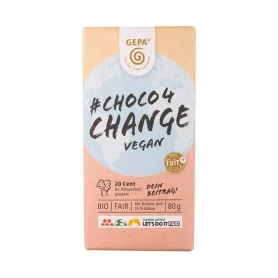Ciocolata 4 Change, vegana, eco-bio, 80 g, Gepa