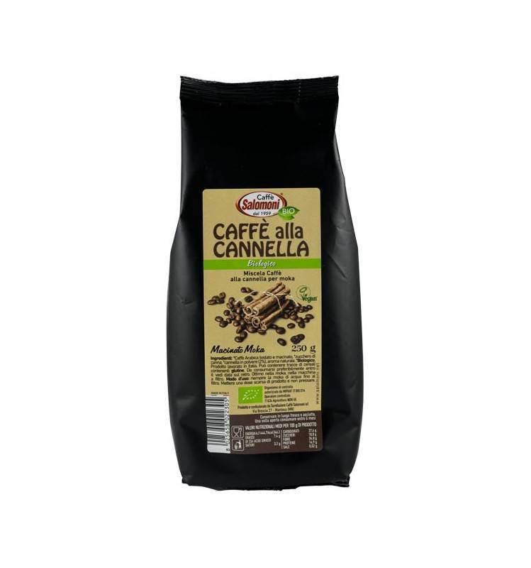 Cafea cu scortisoara - eco-bio 250g - caffe salomoni