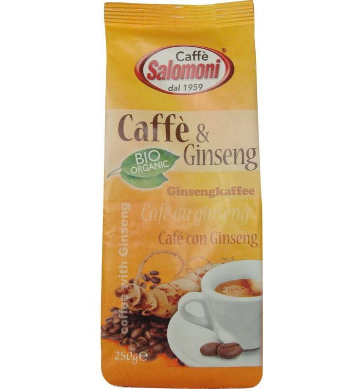 Cafea ginseng - eco-bio 250g - caffe salomoni