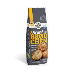 Mix de faina pentru chifle proteice, fara gluten, 350 g, BauckHof