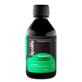 LCV6 - Liposomal Vitamin C and Quercetin complex, 240 ml, Lipolife