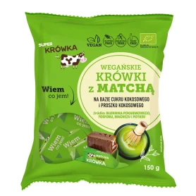 Caramele cu aroma de matcha,  eco-bio, 150 g, Super Fudgio