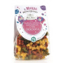 Paste unicorni tricolore cu porumb, sfecla, spanac si quinoa, eco-bio, 250 g, Pasta Natura