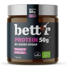 Crema proteica de arahide si cacao, eco-bio, 250 g, Bettr