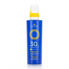 Crema SPF 30 spray, fata si corp, cu acid hialuronic, 200 ml,  Gyada Cosmetics