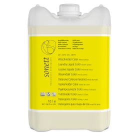 Detergent lichid pentru rufe colorate cu menta si lamaie, 10 l, Sonett