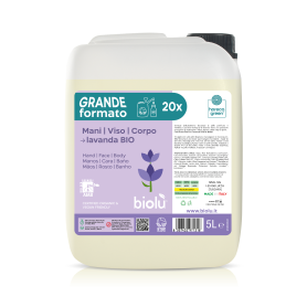 Sapun lichid cu lamaie si lavanda, 5 l, Biolu