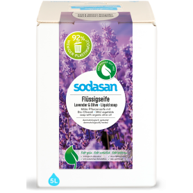 Sapun lichid ecologic cu lavanda si masline, 5 l, Sodasan