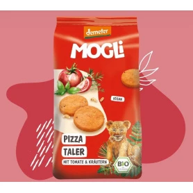 Crackers cu tomate si ierburi pentru pizza, eco-bio, 125 g, Mogli