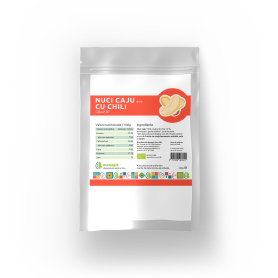 Nuci Caju coapte cu Chili, eco-bio, 250 g, ManagisBIO