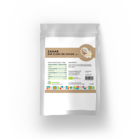 Zahar din flori de cocos, eco-bio, 250 g, ManagisBIO