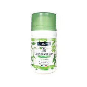 Deodorant cu parfum de ceai verde si menta, eco-bio, 50 ml, Coslys