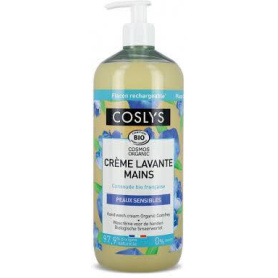 Crema pentru  spalare maini, fara sapun, cu extract de tataneasa, eco-bio, 1000 ml, Coslys