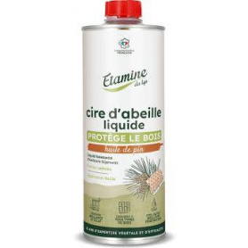 Ceara de albine pura lichida pentru protejare si intretinere lemn nelacuit, parfum pin, 500 ml, Etamine du Lys