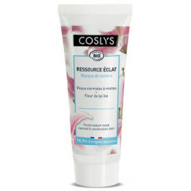 Masca de fata iluminatoare pentru ten normal si mixt, cu extract de crin, eco-bio, 75 ml, Coslys