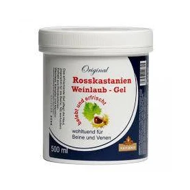 Gel cu Castane Salbatice si Vita de Vie, 500 ml, Naturhof