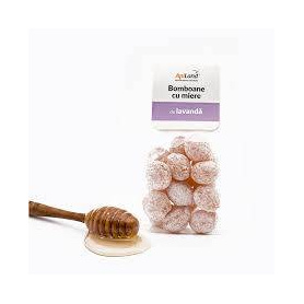 Bomboane cu miere de lavanda, 100 g, Apiland