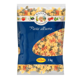 Farfale tricolore din grau dur cu ou, 3 kg, Recheis