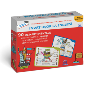 Invat usor engleza - nivel incepator - harti mentale - Editura DPH