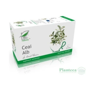 Ceai Alb, 20 plicuri, Medica - Pro Natura