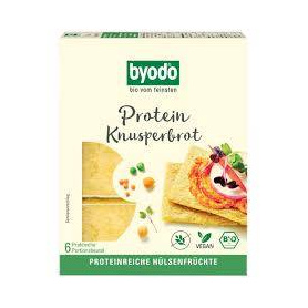 Paine proteica crocanta, fara gluten, eco-bio, 110 g, Byodo