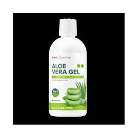 Superfoods Aloe Vera, Gel Organic Fara Aroma, Pentru Digestie, Detoxifiere Si Imunitate, 946 ml, GNC