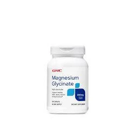 Magnesium Glycinate, Magneziu Pentru Relaxarea Musculara Si Sustinerea Sistemului Nervos, 200 Mg, 120 capsule, GNC