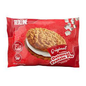 Redefine Foods Oatmeal Protein Pie, Prajitura Cu Ovaz Cu Aroma De Unt De Arahide, 70 g, GNC