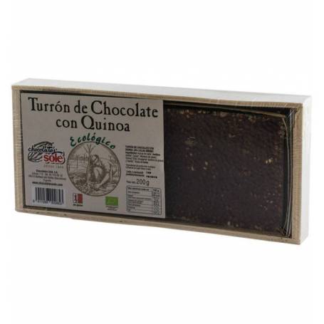 Ciocolata Turron cu quinoa, 30% cacao - eco-bio 200g  - Sole