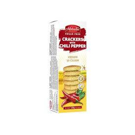 Crackers crocanti ardei iute, fara gluten, 120 g, Molendini