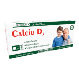 Calciu D3, 30 capsule, Medica - ProNatura