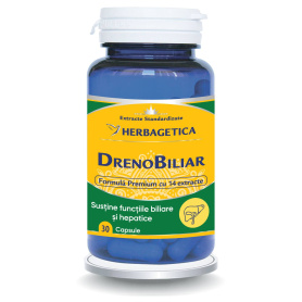 DRENOBILIAR, 30 capsule, Herbagetica