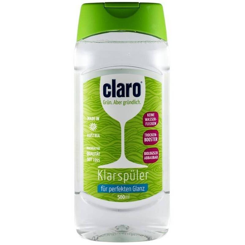 CLARO - Solutie de clatire pentru masina de spalat vase - eco-bio