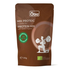 Mix proteic cu cacao, eco-bio, 300 g, Obio
