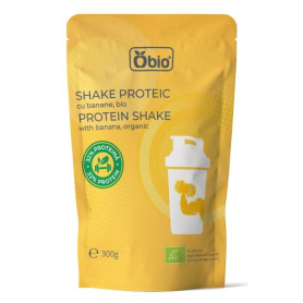 Shake proteic cu banane, eco-bio, 300 g, Obio