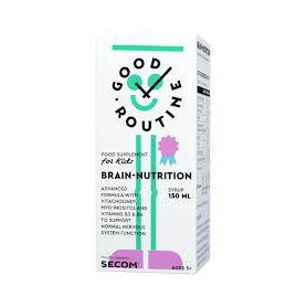 Brain-Nutrition, contribuie la functionarea sistemului nervos, 150 ml, Good Routine - Secom